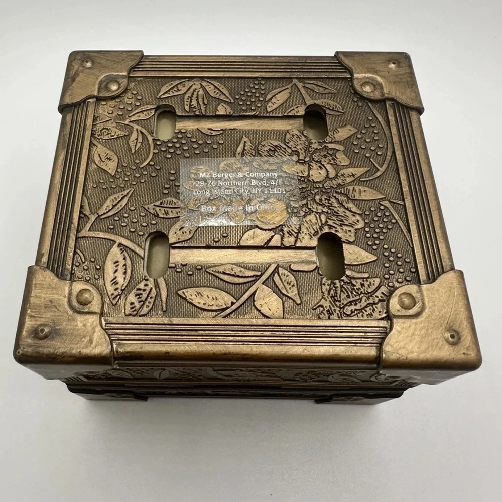 Ring Bearer Box Or Treasure Chest box Decor With Pillow Decree